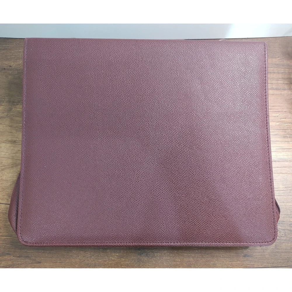 Bible Cover John 3:16 Cross Burgundy XXLarge Zip Closure 10x12